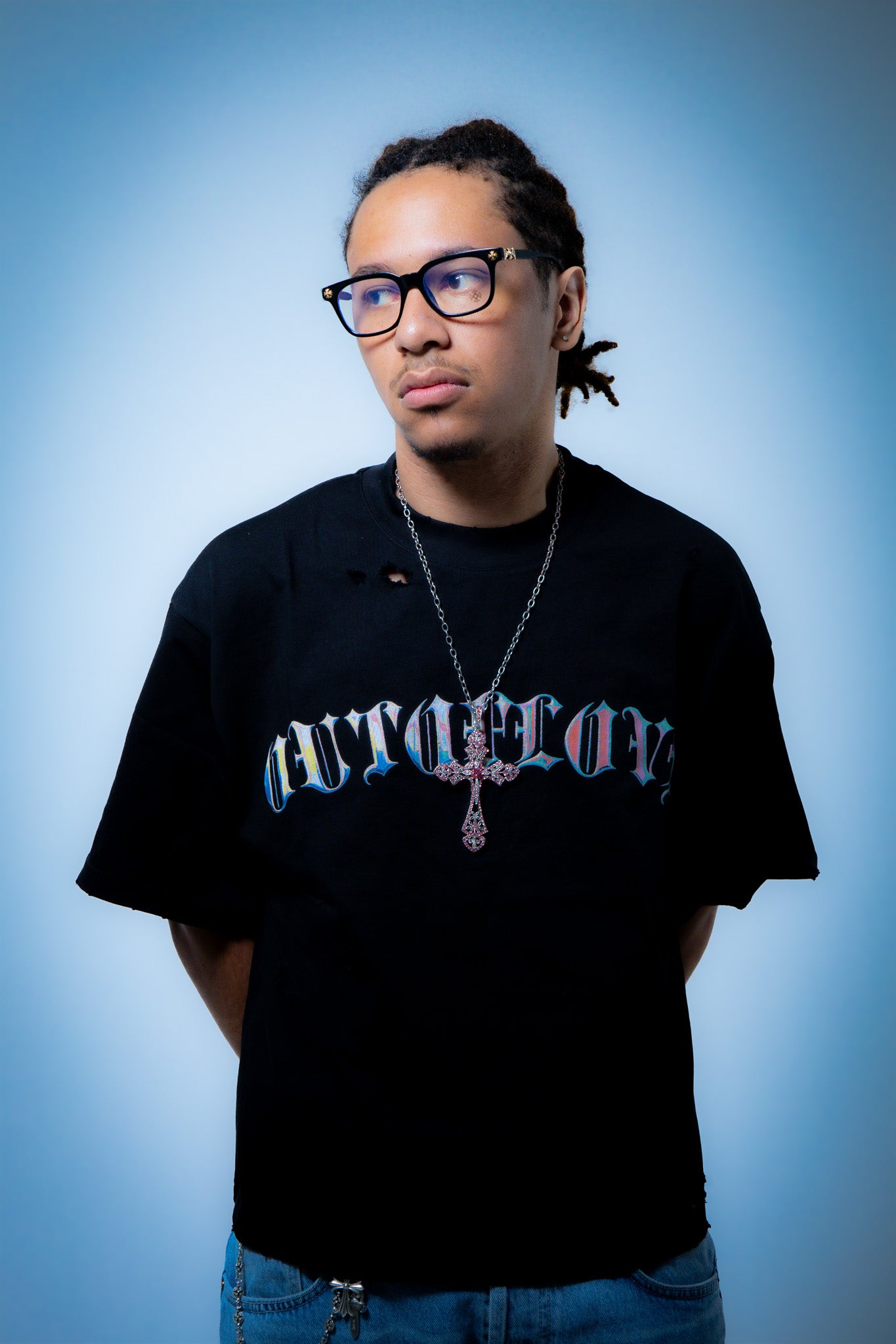 "CHROMATIC LOVE" T-SHIRT (BLACK)