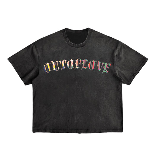 "CHROMATIC LOVE" T-SHIRT (BLACK)