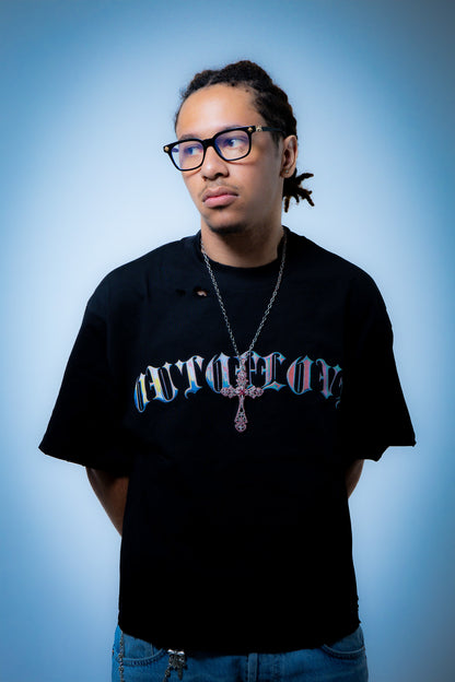 "CHROMATIC LOVE" T-SHIRT (BLACK)