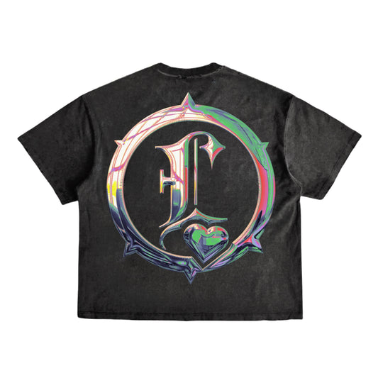 "CHROMATIC LOVE" T-SHIRT (BLACK)
